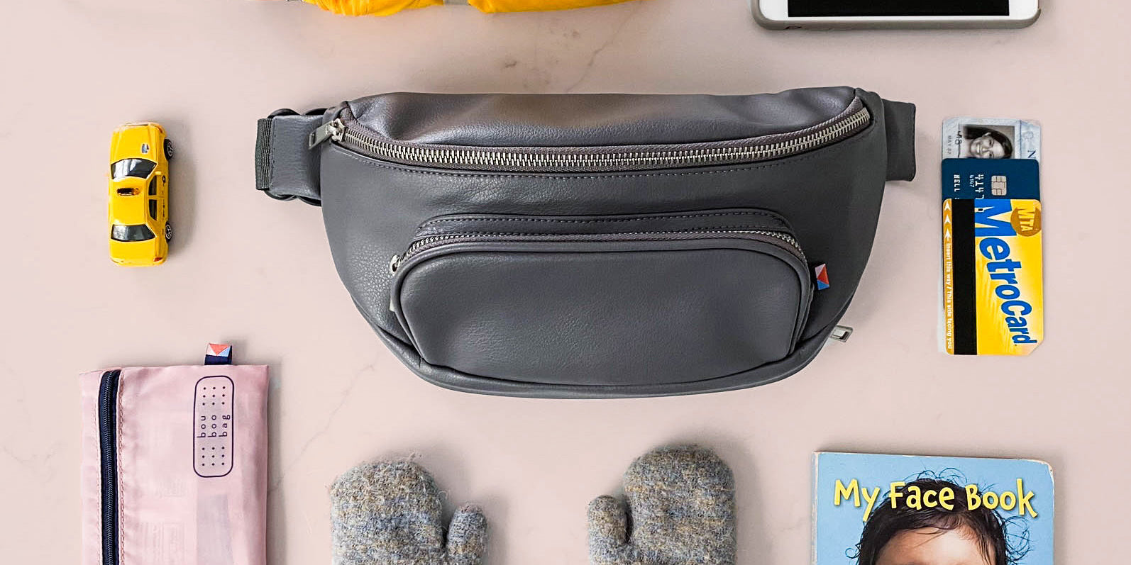 Kibou fanny pack dipaer bag and accessories for your little one