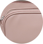 Kibou Vegan Leather Fanny Pack Diaper Bag | Blush
