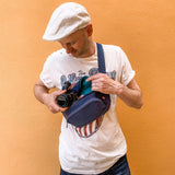 Kibou Travel Diaper Bag - Midnight Canvas