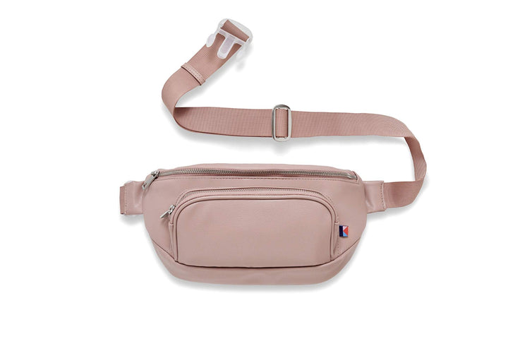 Kibou vegan leather fanny pack with belt